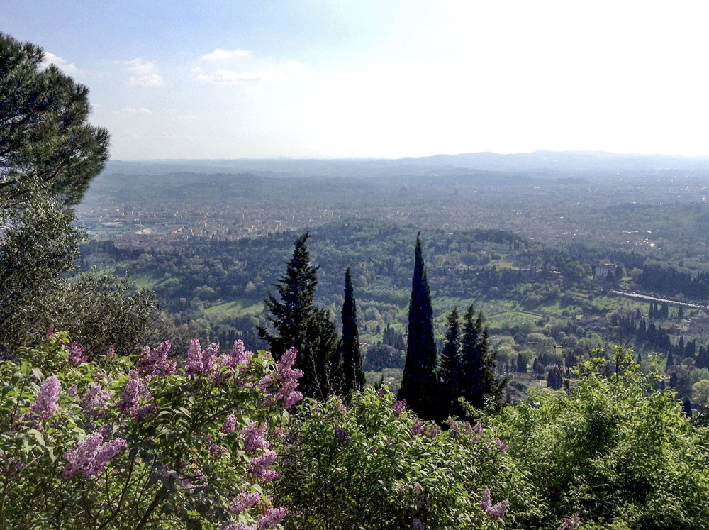 Hiking outside Florence, Italy