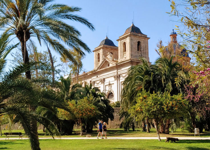 Turia Gardens in Valencia